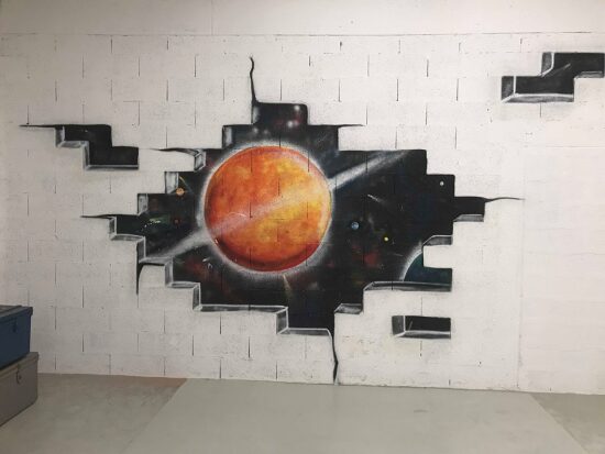 fresque entrepôt