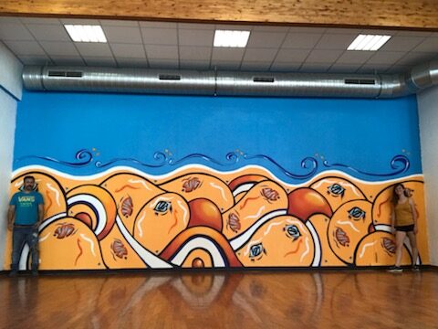 fresque salle de danse