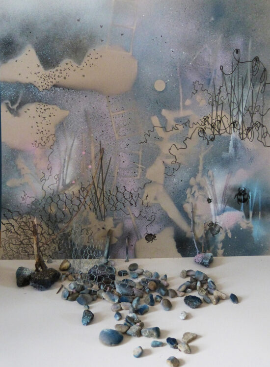 Peinture série Vestiges